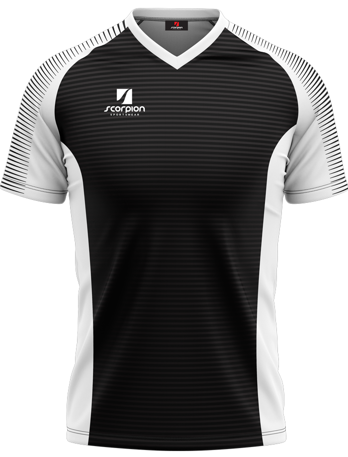 Football Shirts Pattern Solar - Black / White