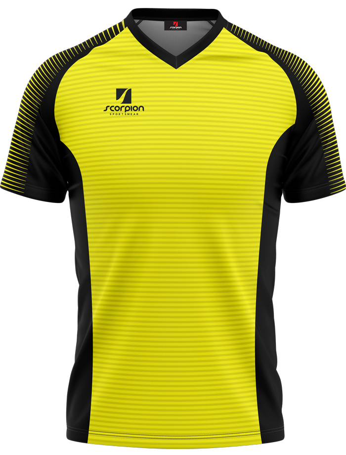 Football Shirts Pattern Solar - Yellow / Black