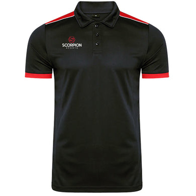 Heritage-Polo-Shirts-Black-Red