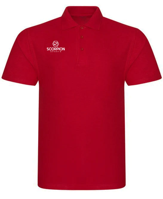 Scorpion-Sports-Red-Polo-Shirts