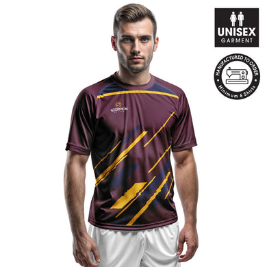 scorpion-sports-training-tshirts-006-maroon-amber-navy