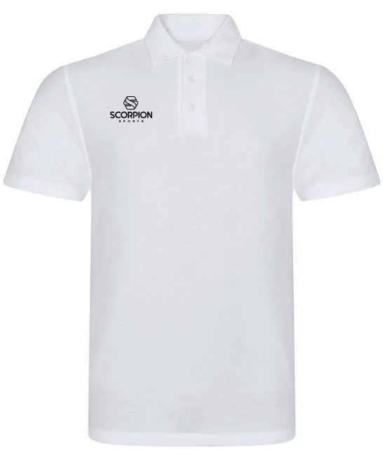 Scorpion-Sports-White-Polo-Shirts