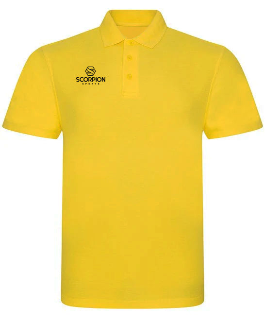 Scorpion-Sports-Yellow-Polo-Shirts