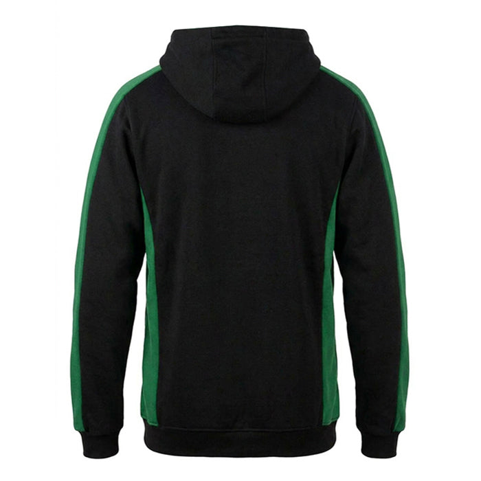 Scorpion Sports Black and green Stadium Hoodie back view