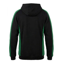 Load image into Gallery viewer, Scorpion Sports Black and green Stadium Hoodie back view
