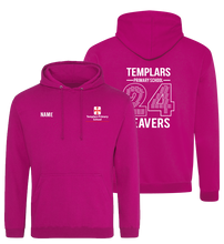 Load image into Gallery viewer, Templars School Leavers 2024 Hoodies - Hot Pink
