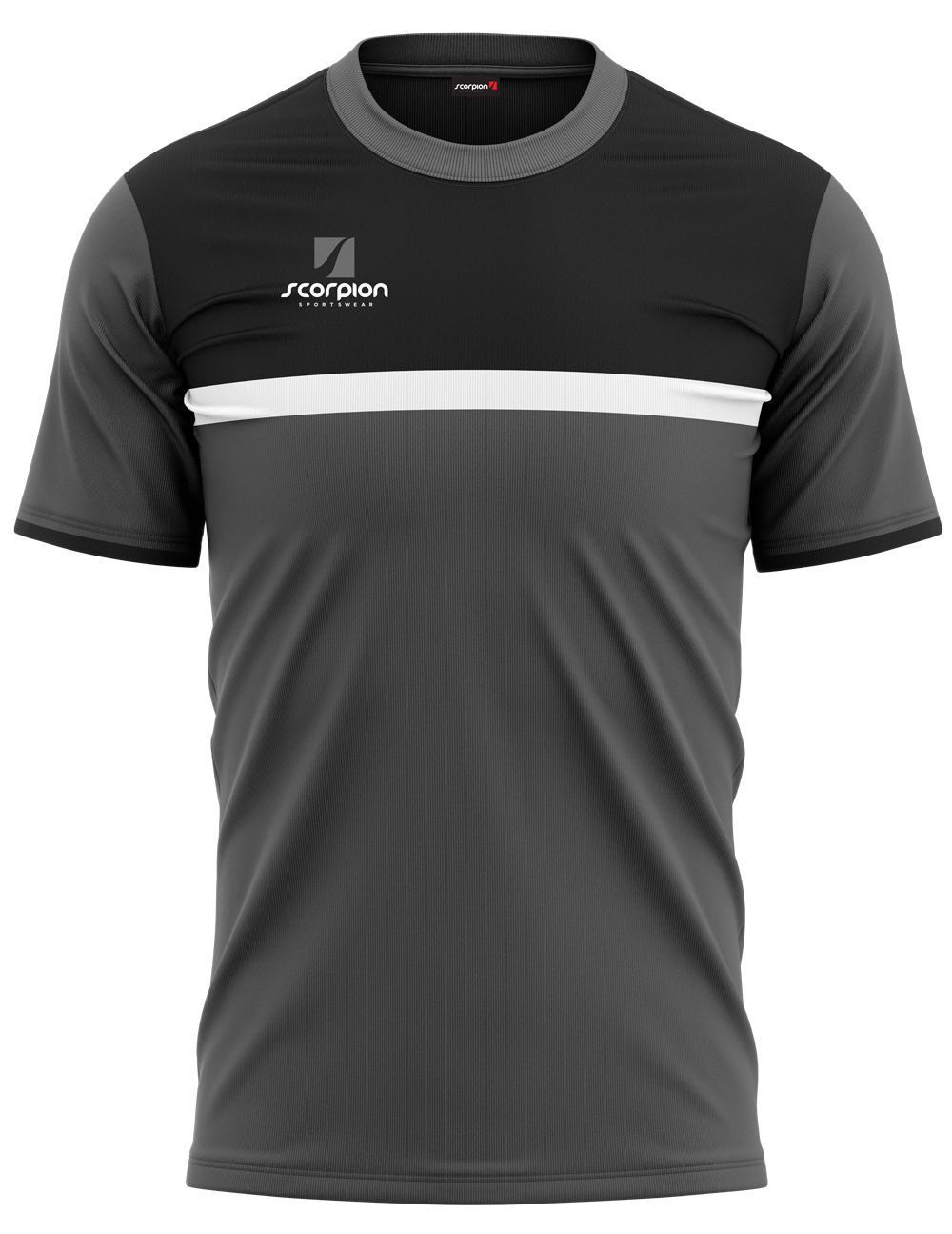 Scorpion Training T-Shirts - Charcoal/Black/White