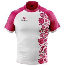 Load image into Gallery viewer, Rugby-Tour-Shirts-Flower-Theme
