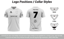 Load image into Gallery viewer, Football Shirts Pattern Titan - Black/Royal/White
