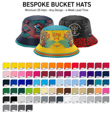 Load image into Gallery viewer, Printed-Bucket-Hats-In-Any-Design-Or-Colour
