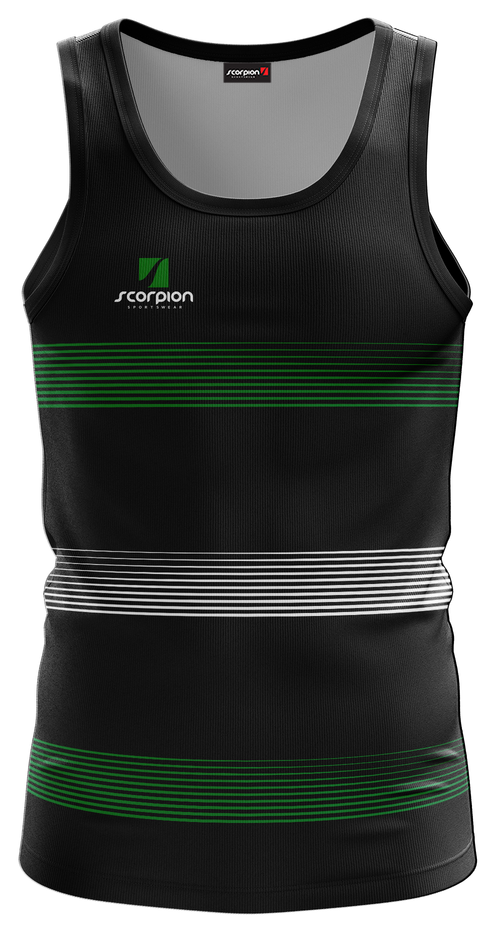 Scorpion Vests Pattern 2 - Black/Green/White