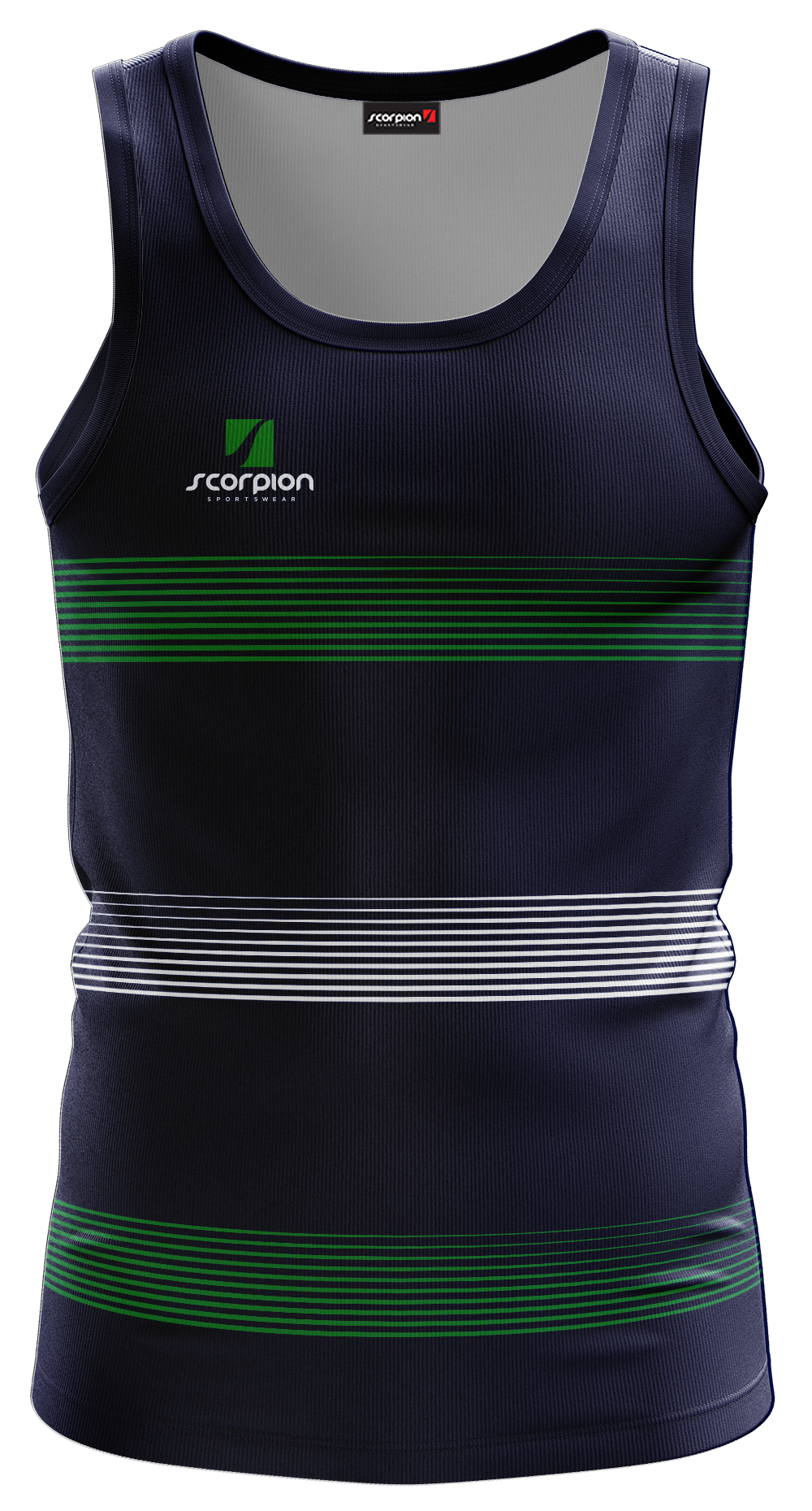 Scorpion Vests Pattern 2 - Navy/Green/White