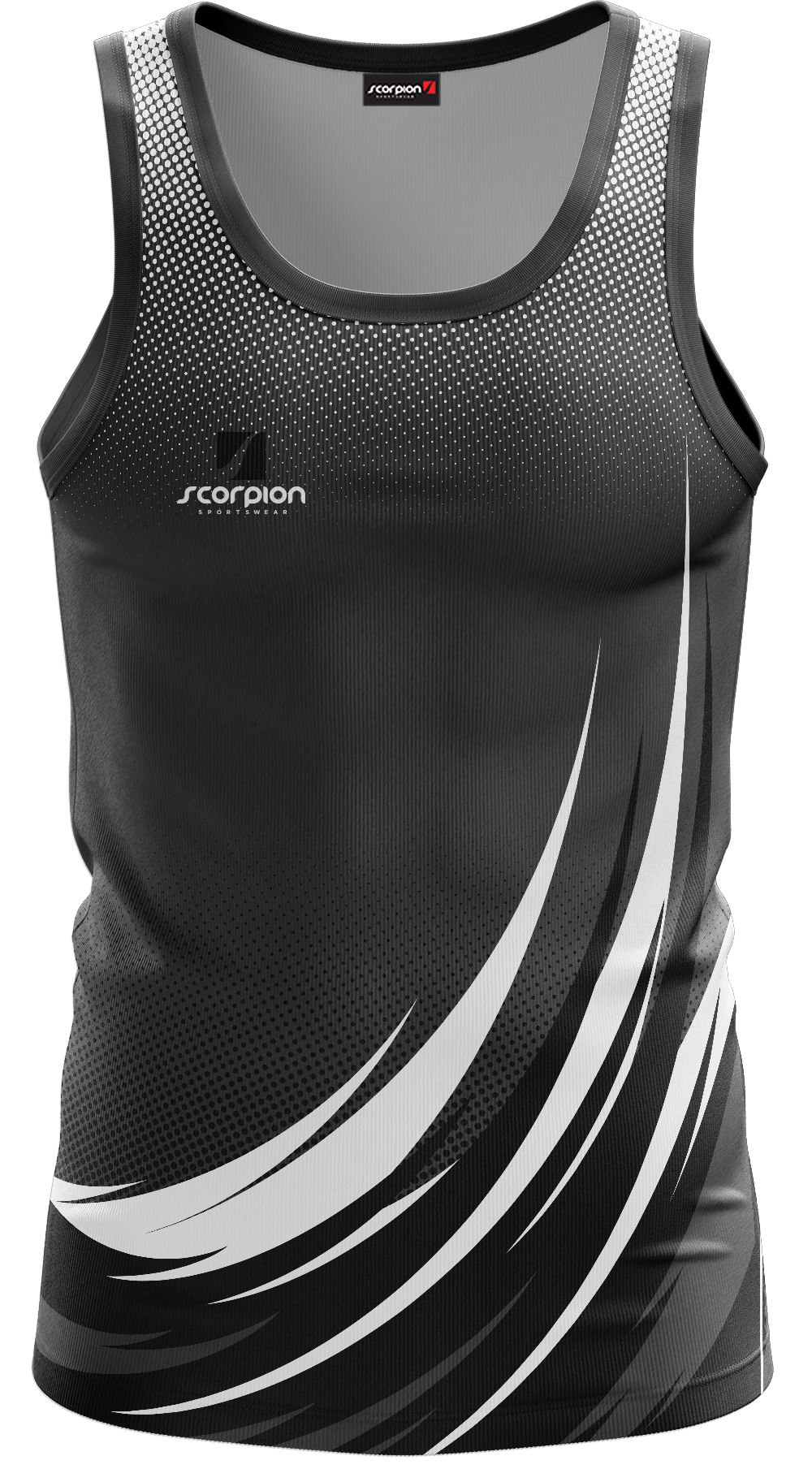 Scorpion Vests Pattern 5 - Charcoal/Black/White