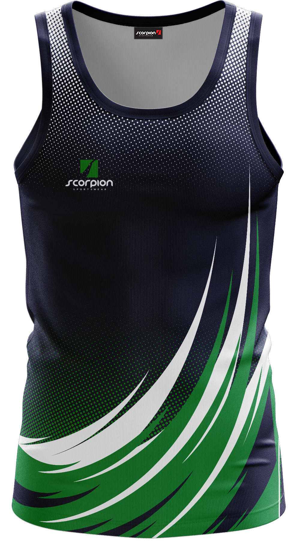 Scorpion Vests Pattern 5 - Navy/Green/White