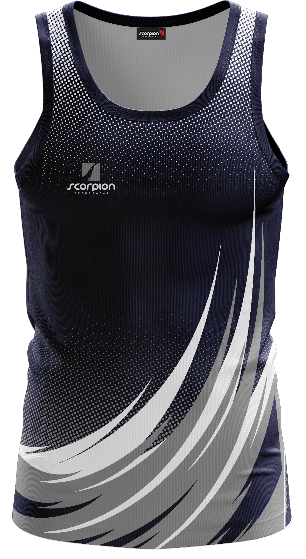 Scorpion Vests Pattern 5 - Navy/Grey/White