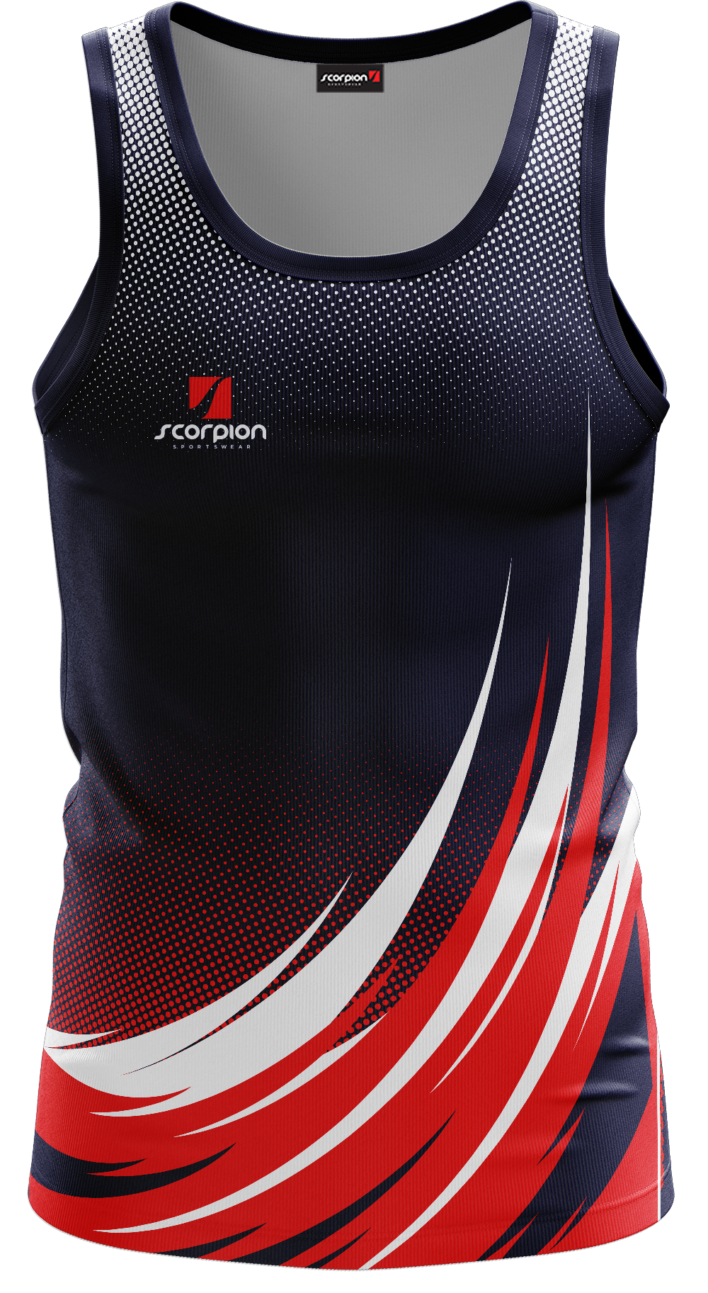 Scorpion Vests Pattern 5 - Navy/Red/White
