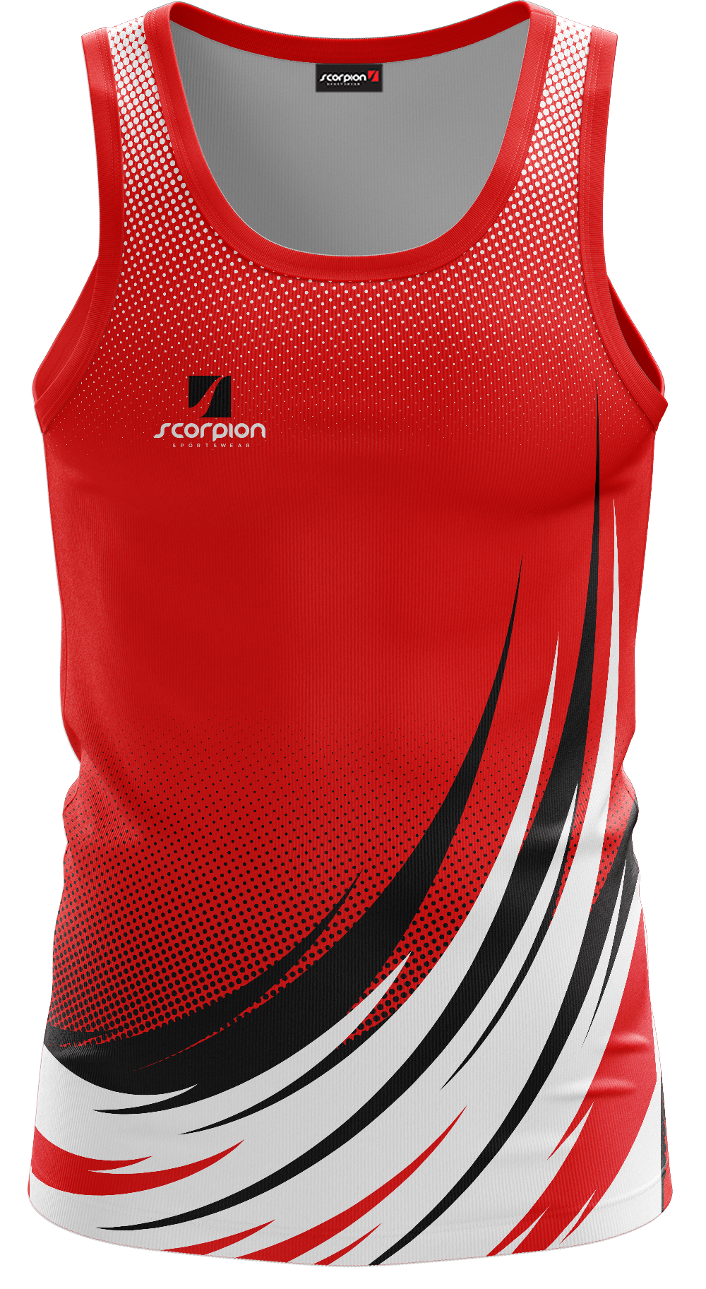 Scorpion Vests Pattern 5 - Red/Black/White
