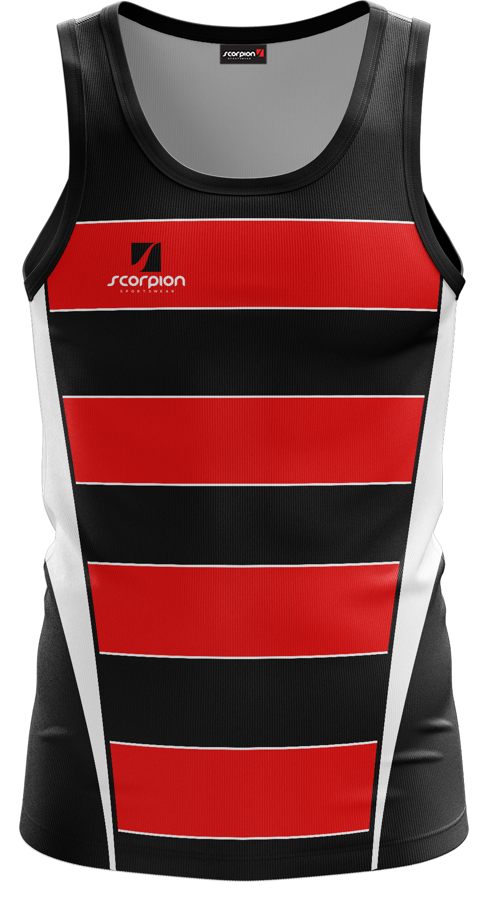Scorpion Vests Pattern 6 - Black/Red/White