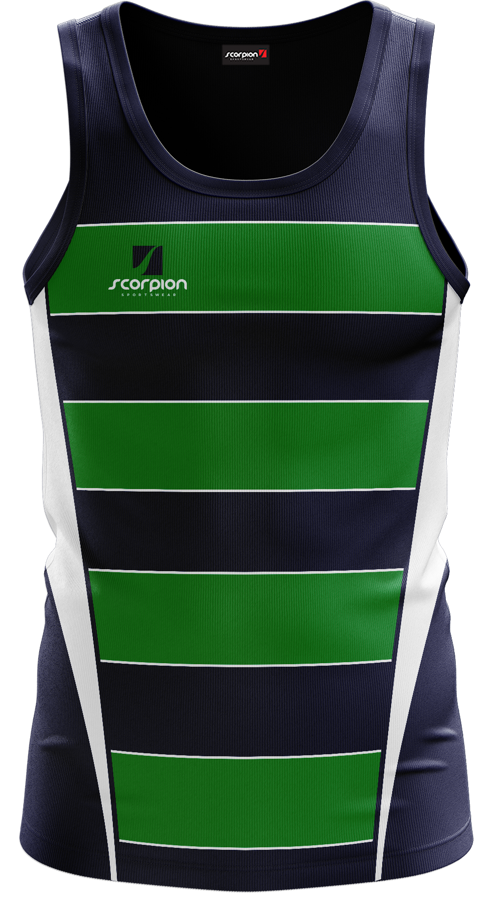 Scorpion Vests Pattern 6 - Navy/Green/White