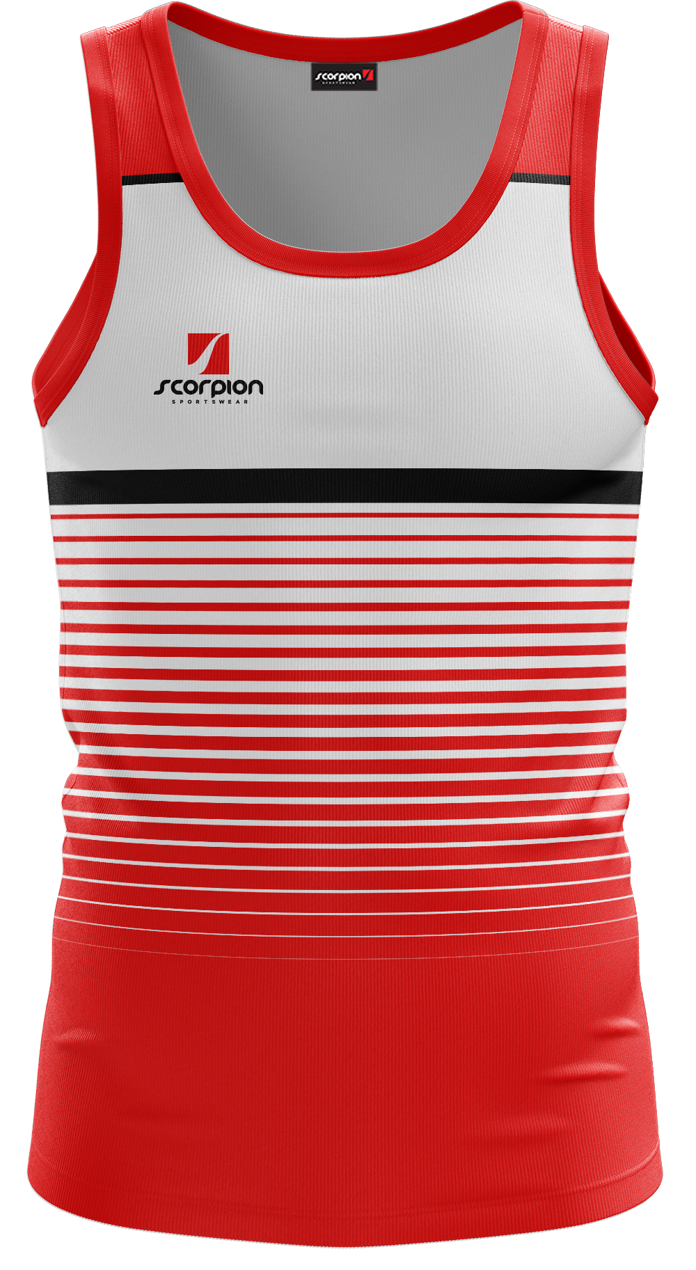 Scorpion Vest Pattern 4 - Red/Black/White