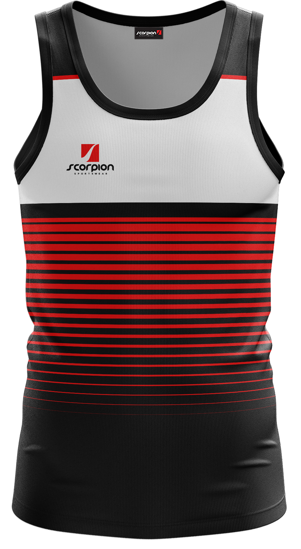 Scorpion Vest Pattern 4 - White/Black/Red