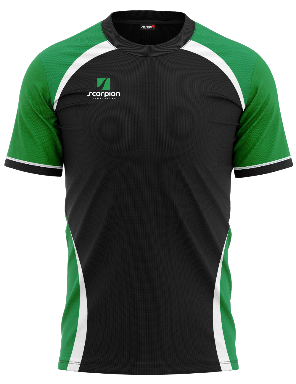 Training T-Shirts Pattern 4 - Black/Green/White