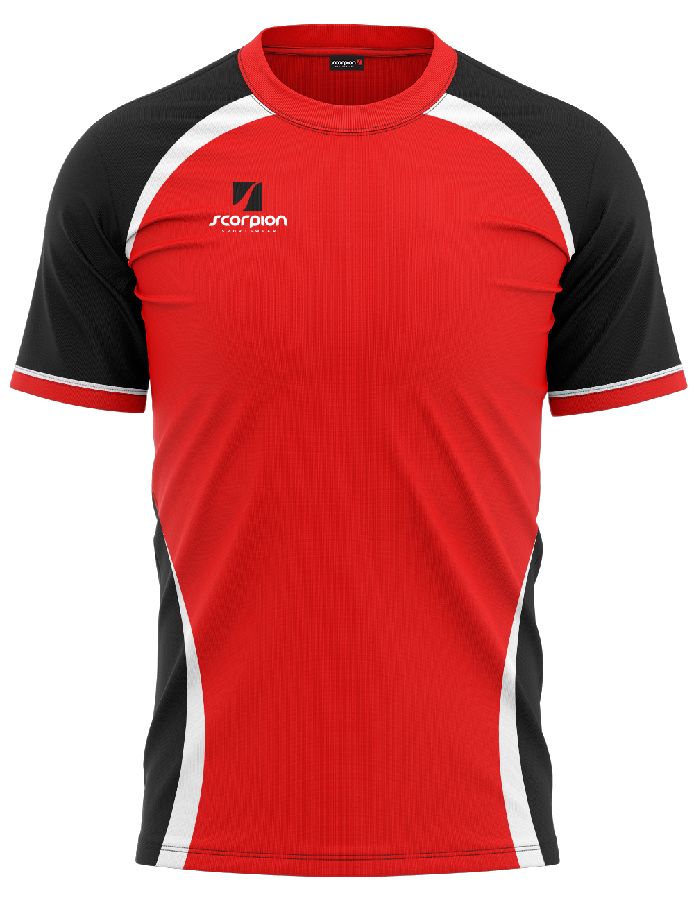 Training T-Shirts Pattern 4 - Red/Black/White