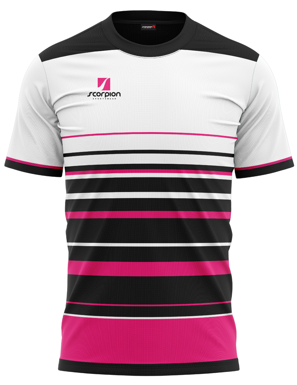 Training T-Shirts Pattern 3 - White/Pink/Black