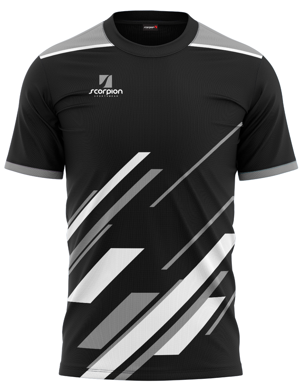 Training T-Shirts Pattern 6 Black/Grey/White