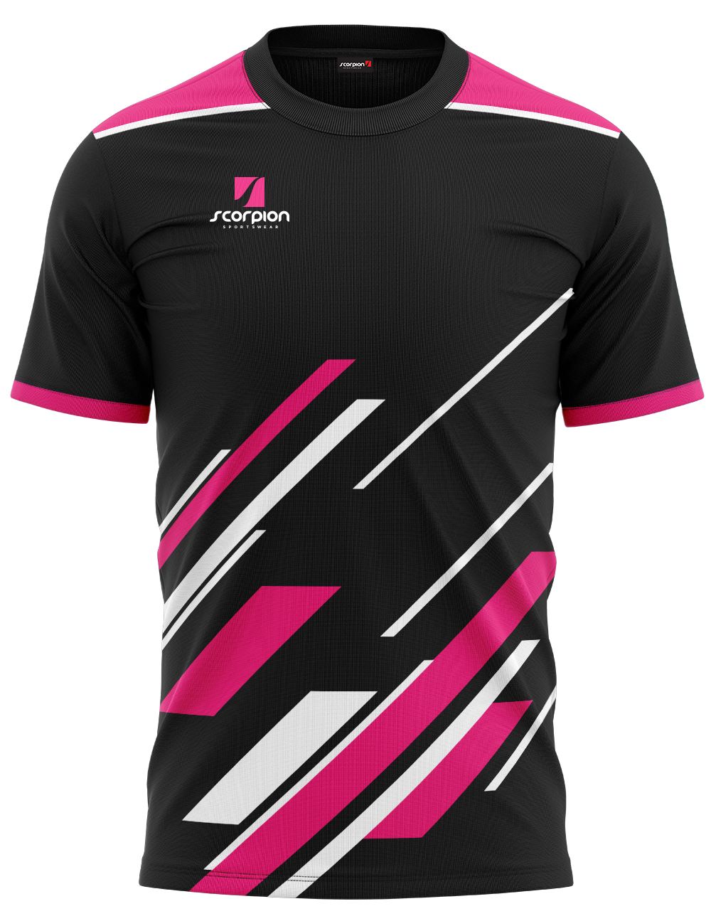 Training T-Shirts Pattern 6 Black/Pink/White
