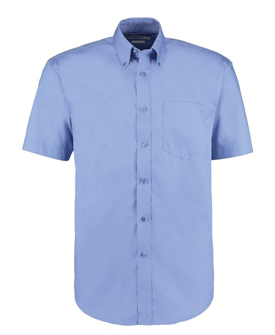 Mid Blue Dress Shirt - Short Sleeve