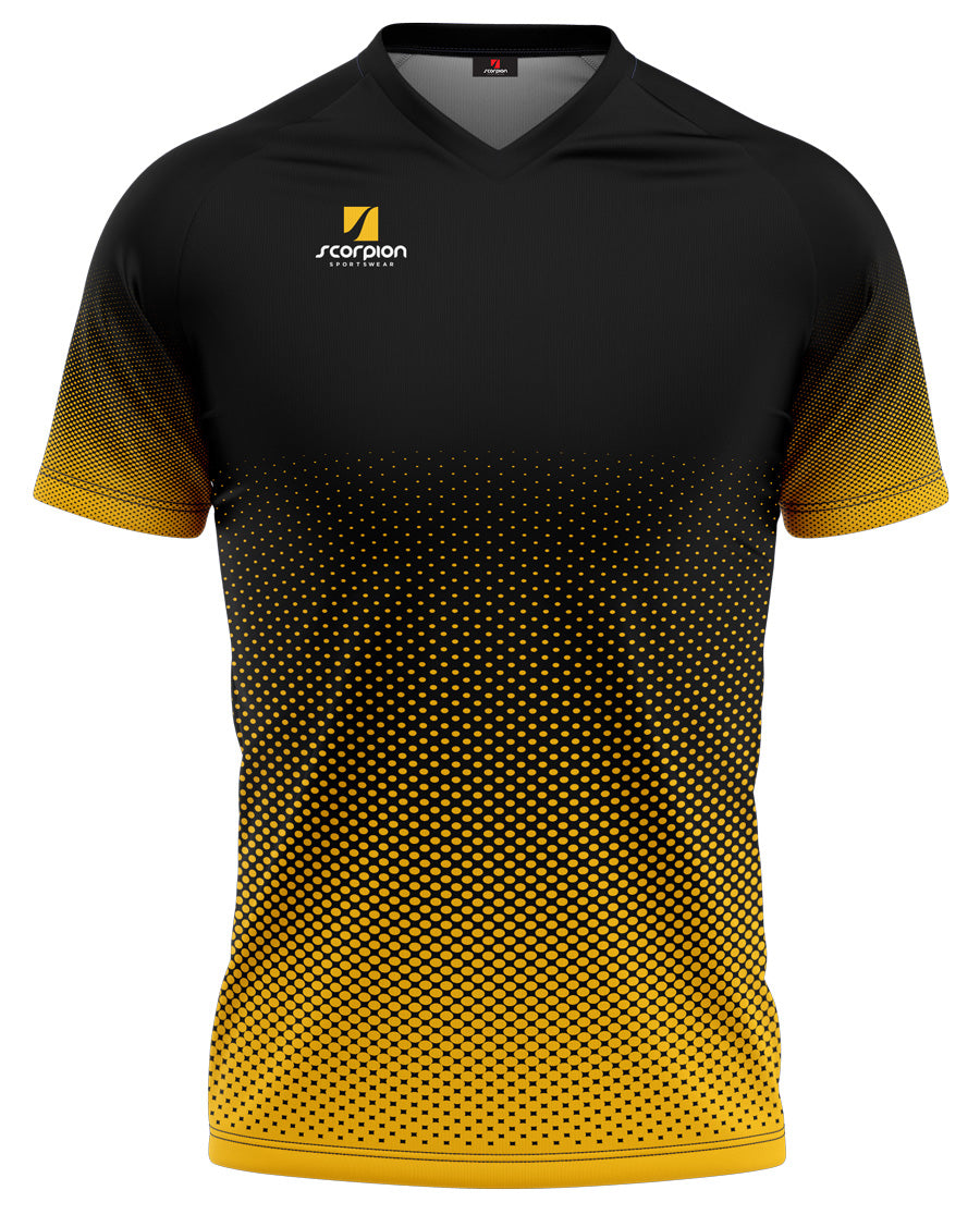 Football Shirts Pattern Neptune - Black / Amber