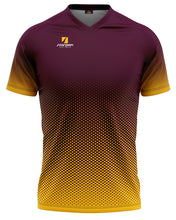 Load image into Gallery viewer, Football Shirts Pattern Neptune - Maroon / Amber
