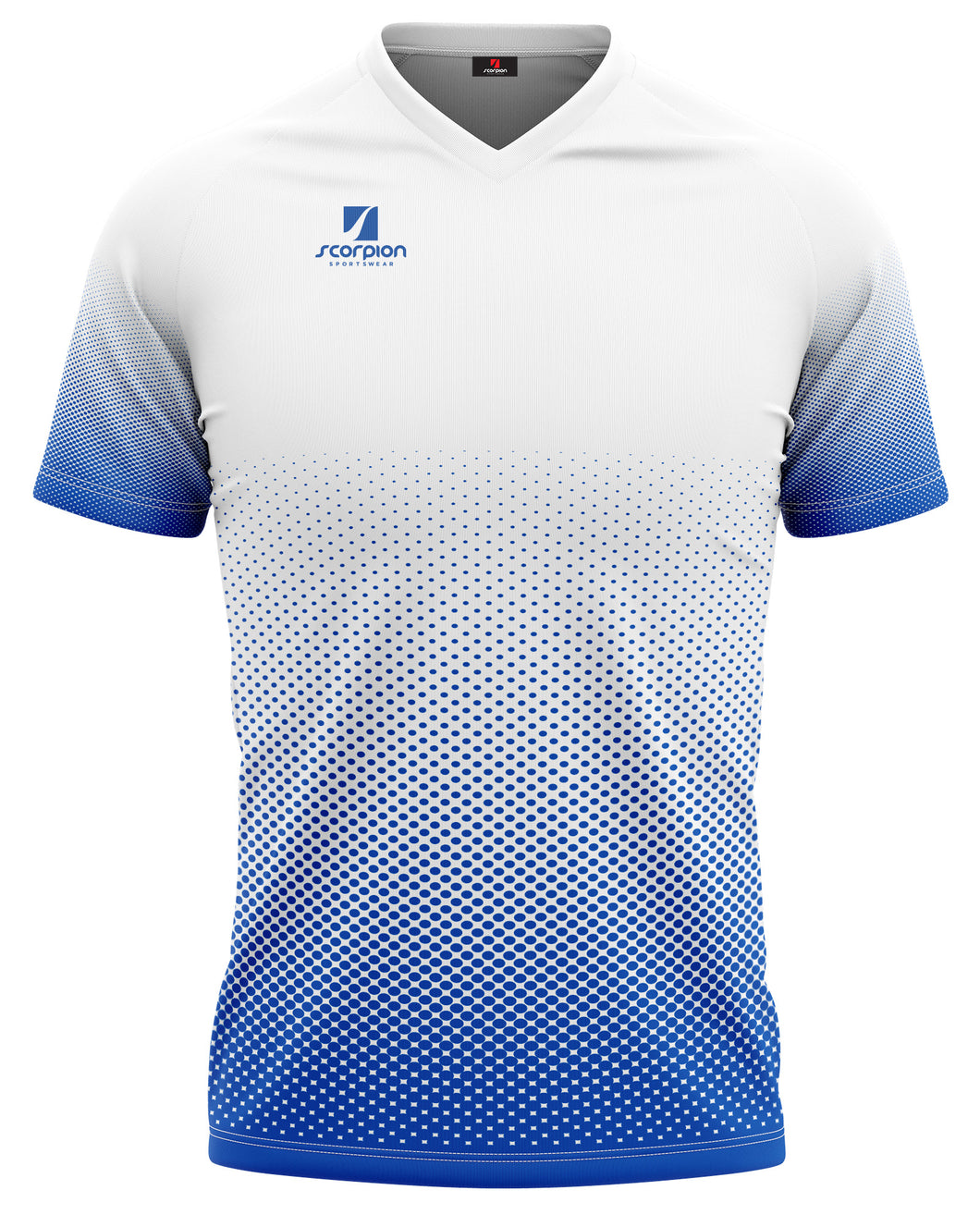 Football Shirts Pattern Neptune - White / Royal