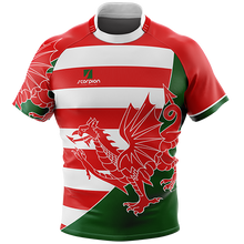 Load image into Gallery viewer, Wales-Themed-Rugby-Tour-Shirts
