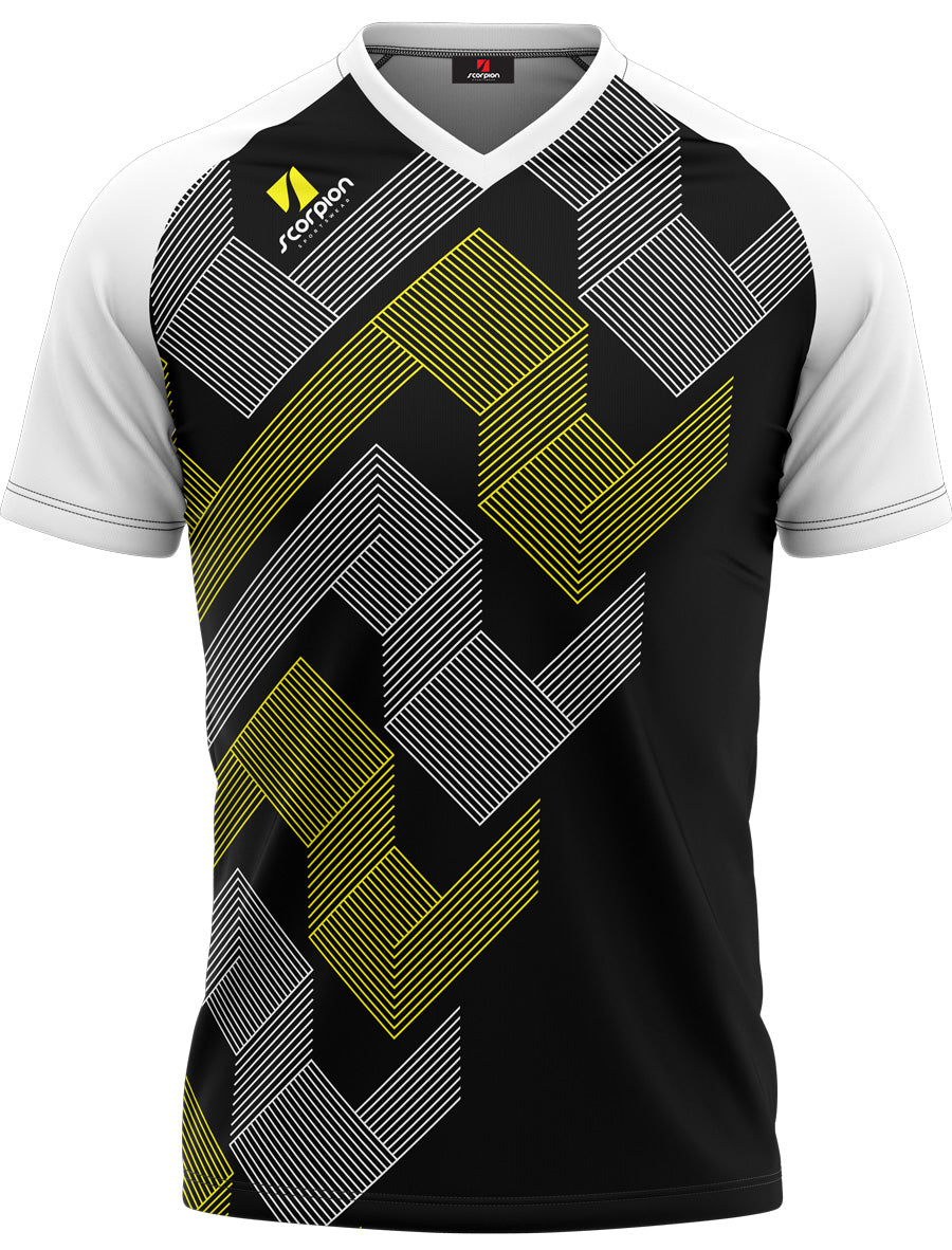 Football Shirts Pattern Titan - Black/Yellow/White