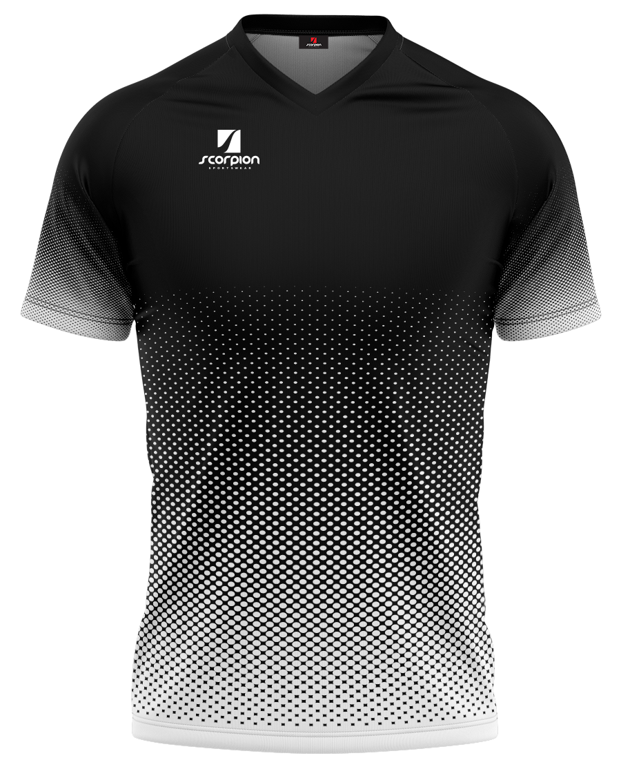 Football Shirts Pattern Neptune - Black / White