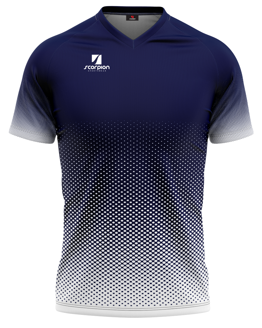Football Shirts Pattern Neptune - Navy / White