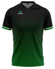 Load image into Gallery viewer, Football Shirts Pattern Saturn - Black / Emerald
