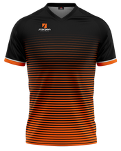 Load image into Gallery viewer, Football Shirts Pattern Saturn - Black / Orange
