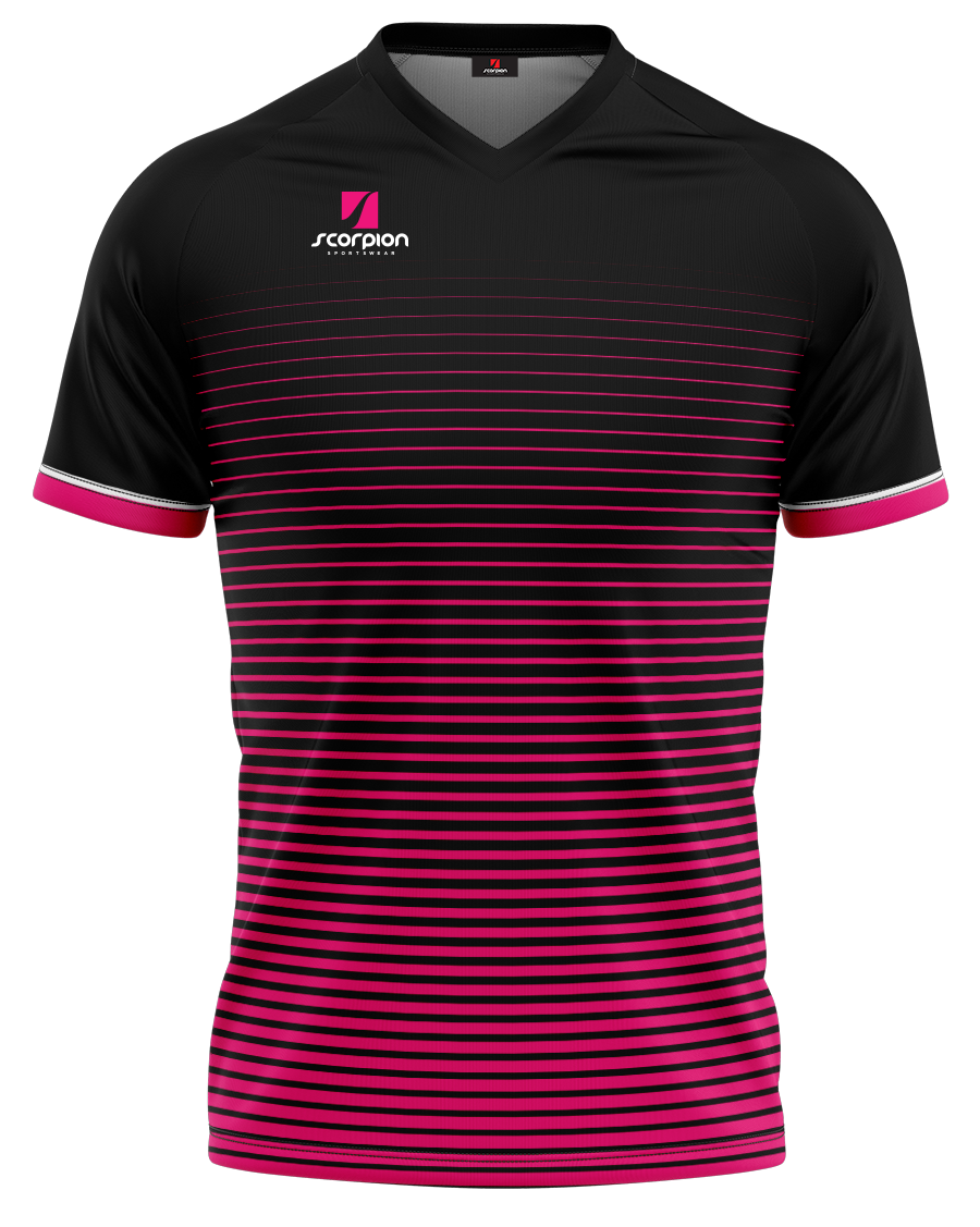 Football Shirts Pattern Saturn - Black / Pink