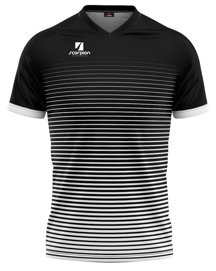 Football Shirts Pattern Saturn - Black / White