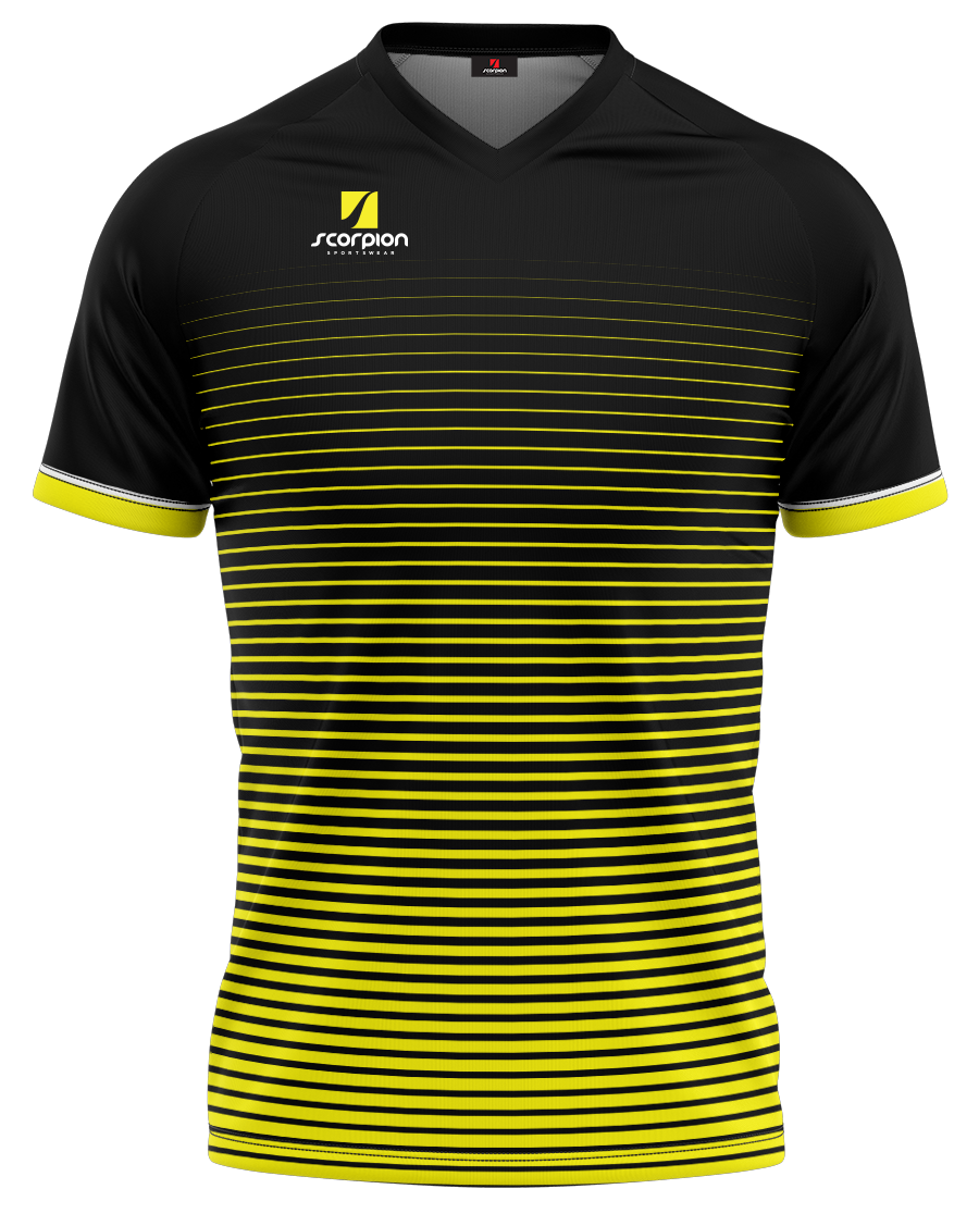 Football Shirts Pattern Saturn - Black / Yellow