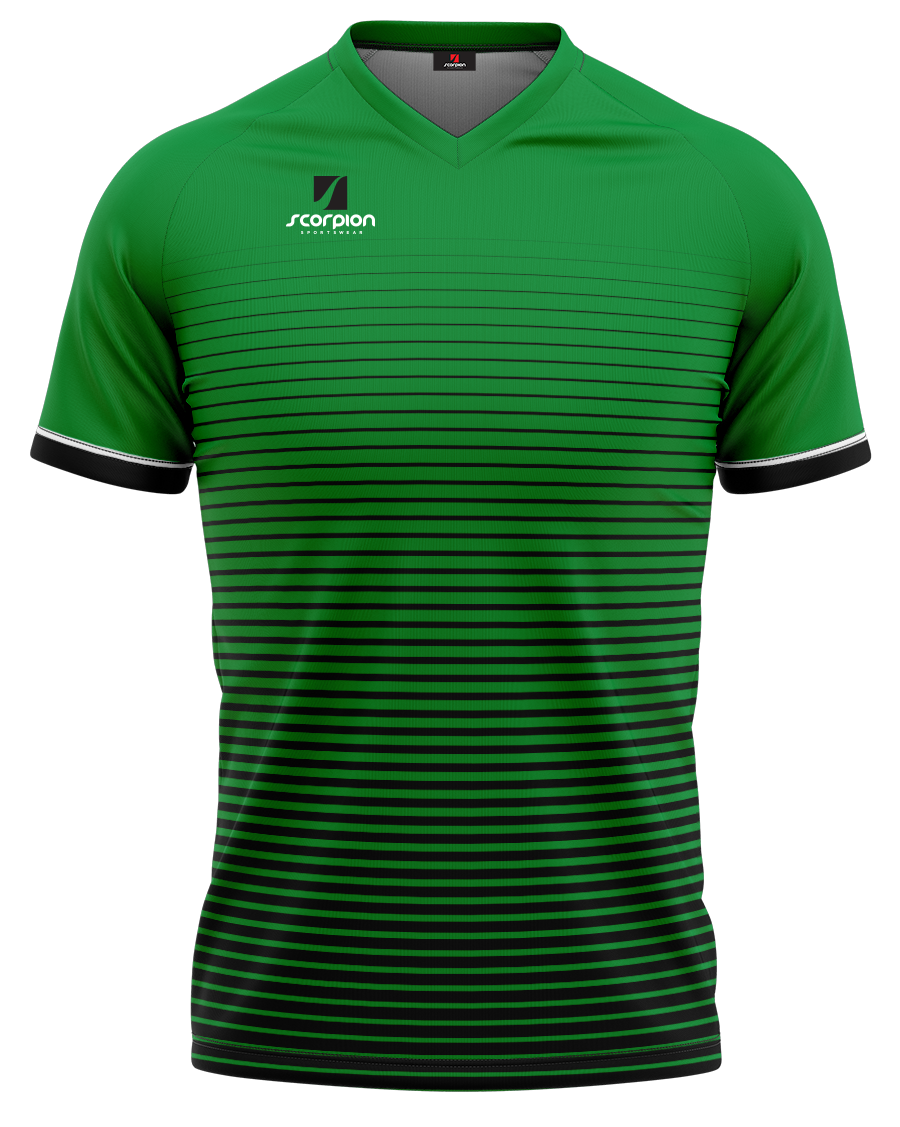 Football Shirts Pattern Saturn - Emerald / Black
