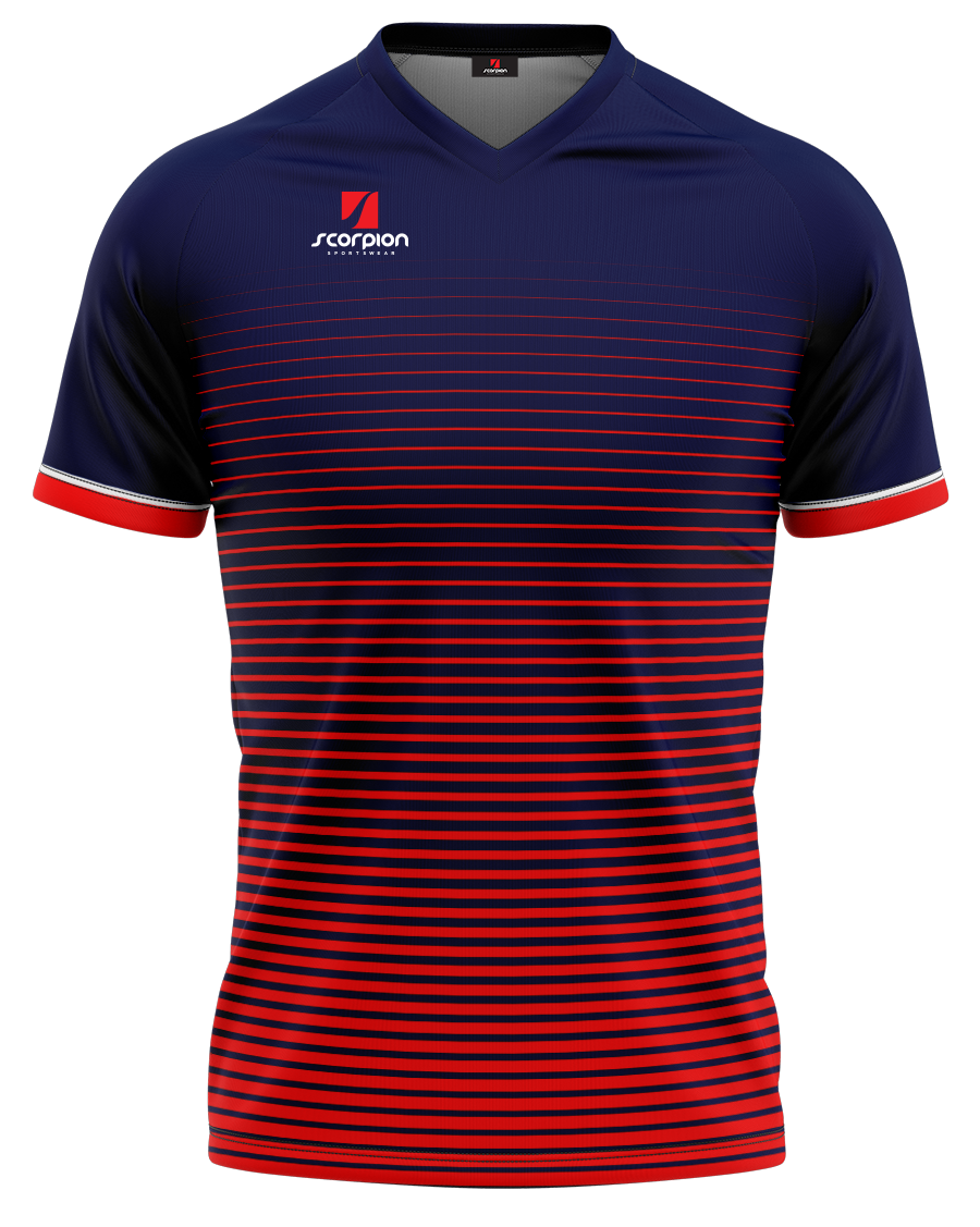 Football Shirts Pattern Saturn - Navy / Red