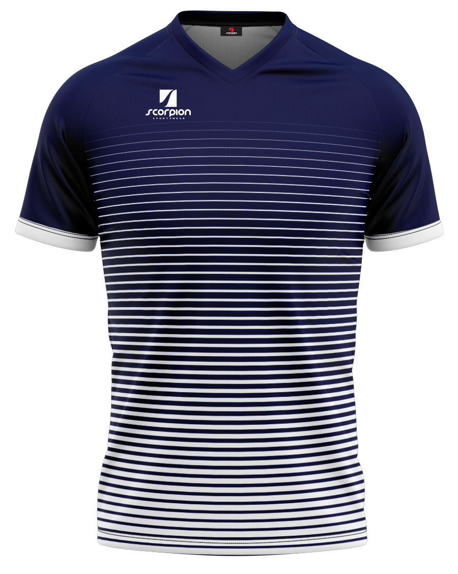 Football Shirts Pattern Saturn - Navy / White