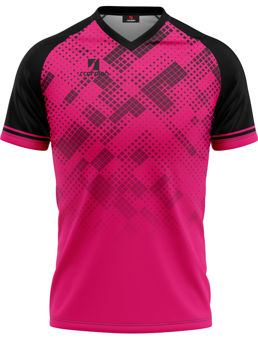 Football Shirts Pattern Apollo - Pink / Black