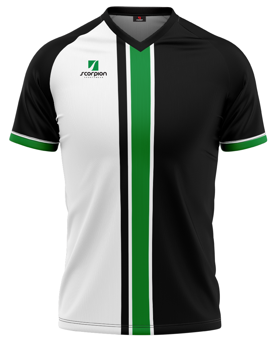 Football Shirts Pattern Jupiter - Black / Emerald