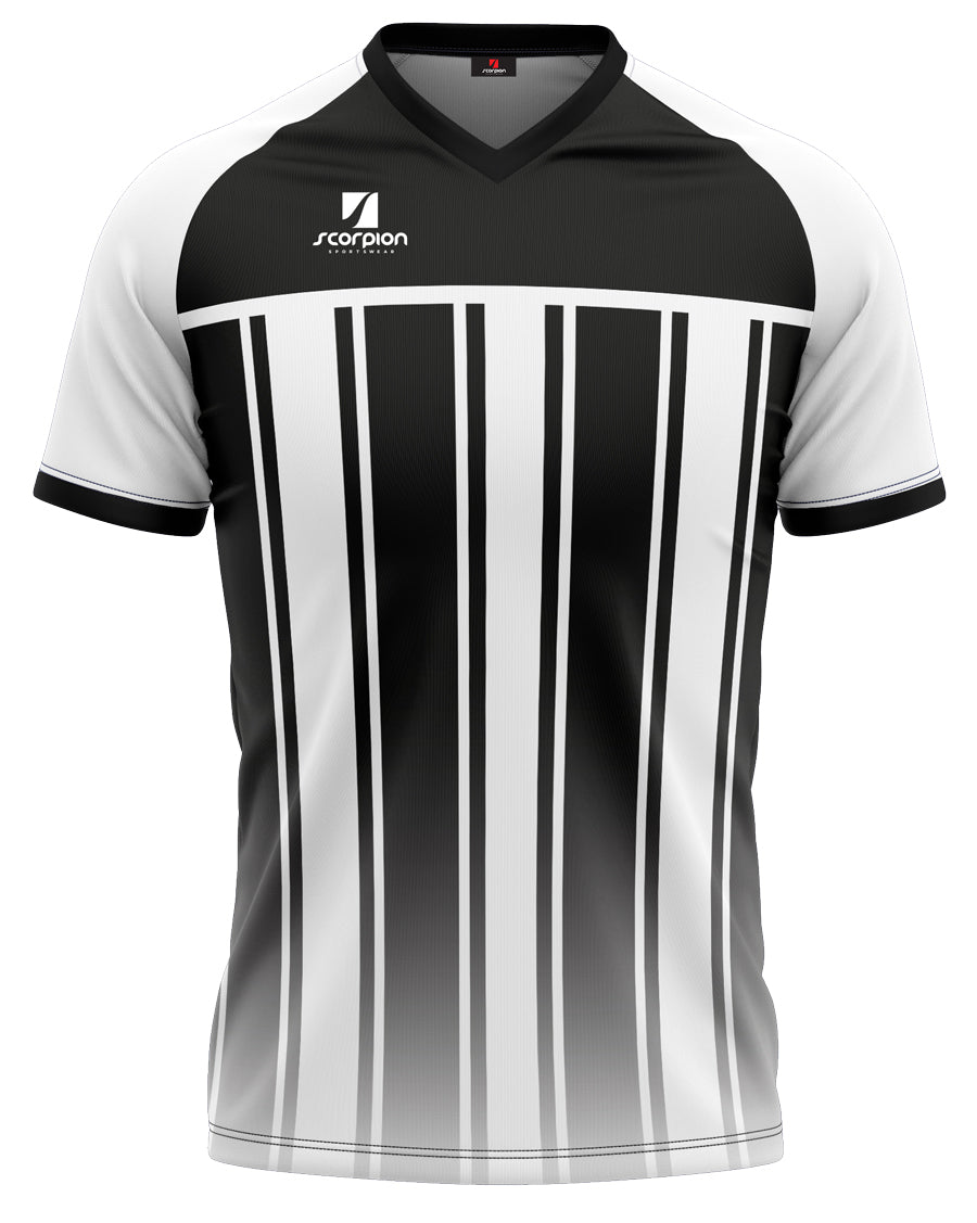 Football Shirts Pattern Mercury - Black / White – Scorpion Sports Shop