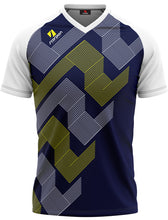 Load image into Gallery viewer, Football Shirts Pattern Titan - Navy/Yellow/White
